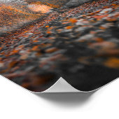 Fotografie van Herfst Trees Poster (Hoek)