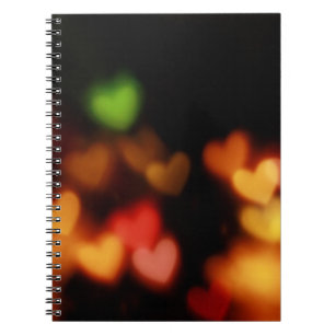 Fotografie van het hart notitieboek