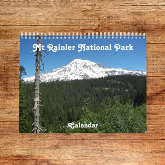 Fotografie van het nationale park Rainier Kalender