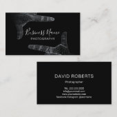 Fotografie van het professionele Lijst Visitekaartje (Voorkant / Achterkant)