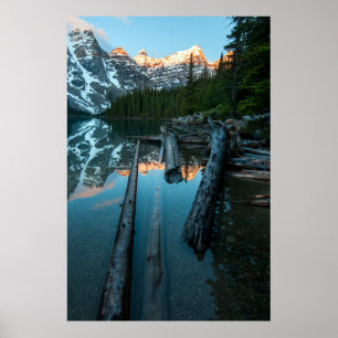 Fotografie van het Sneeuwgebergte Poster