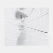 FOTOGRAFIE VAN KABELAUTO'S FLEECE DEKEN (Voorkant (Horizontaal))