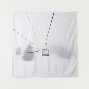 FOTOGRAFIE VAN KABELAUTO'S WANDKLEED