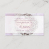 Fotografie van pasgeboren Baby Visitekaartje (Achterkant)