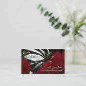Fotografie van roodendron Floral - Visitekaartjes  (Staand voorkant)