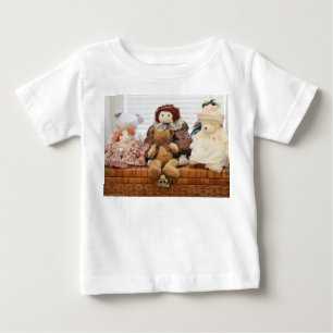 Fotografie van speelgoed op T-shirt, gevulde Beren