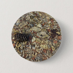 Fotografie van Taylor Creek Natuur Ronde Button 5,7 Cm