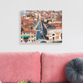 Fotografie van Venetië op Canvas (Insitu (Woonkamer))