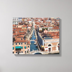 Fotografie van Venetië op Canvas Afdruk