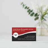 Fotografie vanuit de lucht visitekaartje (Staand voorkant)