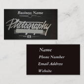 Fotografie Visitekaartje (Voorkant / Achterkant)