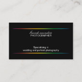 Fotografie Visitekaartje (Achterkant)