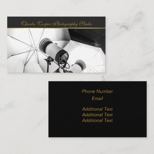 Fotografie Visitekaartje (Voorkant / Achterkant)