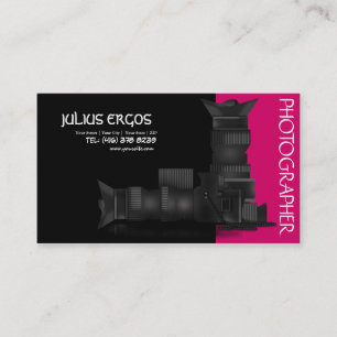 Fotografie Visitekaartje fotograaf camera