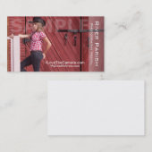 Fotografie Visitekaartje hoofdfoto (Voorkant / Achterkant)