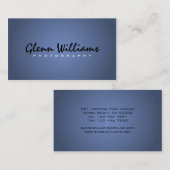 Fotografie - Visitekaartjes (Voorkant / Achterkant)