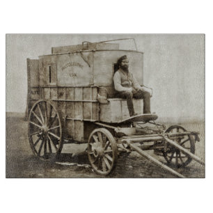 Fotografie wagen van Roger Fenton Foto Realisme Snijplank