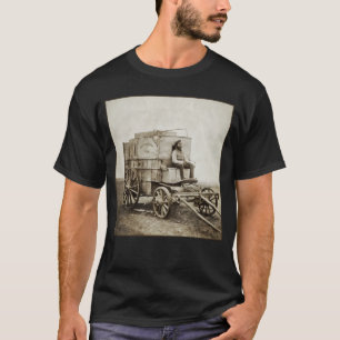 Fotografie wagen van Roger Fenton foto-realisme T-shirt