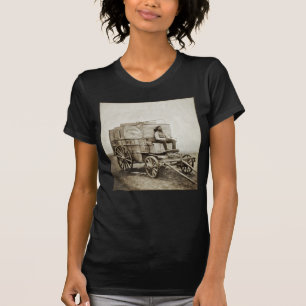 Fotografie wagen van Roger Fenton foto-realisme T-shirt