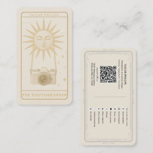 Fotografie Zon Tarot Fotograaf Sociale Media QR Visitekaartje