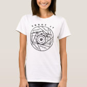 fotografiecamera zwart-wit T-shirt (Voorkant)