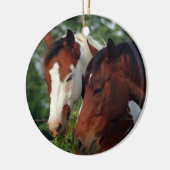 Fotografiepaard Keramisch Ornament (Links)