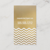 Fotografiet visitekaartje - faux foil (Achterkant)