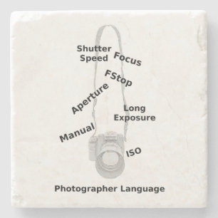 Fotografietaal Stenen Onderzetter