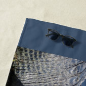 Fotografisch alligator strandlaken (In situ)