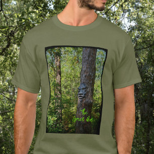 Fotografisch Man Pagan Mythology Forest T-shirt
