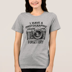 Fotografisch Vergeetachtigheid Tri-Blend Shirt