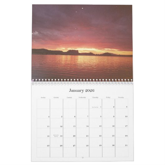 Fotografische agenda kalender (Jan 2026)