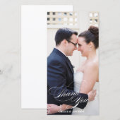 Fotografische Dankkaart Bedankkaart (Voorkant / Achterkant)