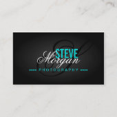 Fotografische monogram visitekaartje (Voorkant)