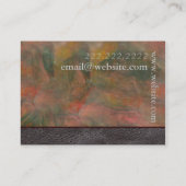 Fotografische portfolio visitekaartje (Achterkant)