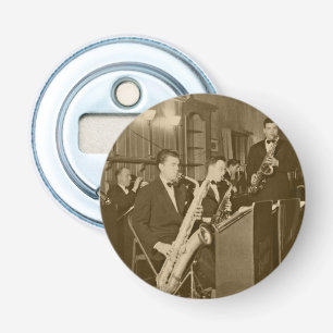 Fotograh Big Band Sax Button Flesopener