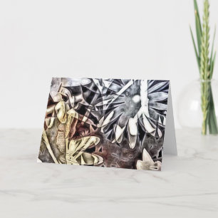 Fotogram digitale kunst kaart