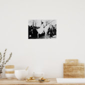 Fotograp van de paardenvrouw van de suffrage-parad poster (Keuken)
