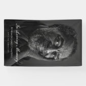 Fotoherdenking Funeral Tribute Spandoek (Horizontaal)