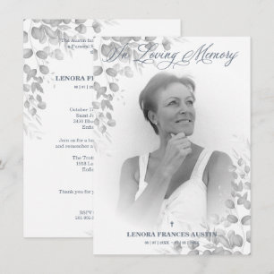 Fotoherdenkingsservice Beste mensen in zwart-wit Notitiekaartje