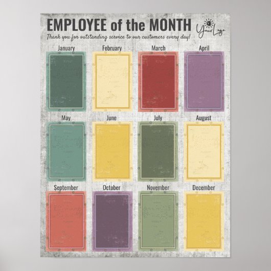 Fotoherkenningsmedewerker van de maand poster (Voorkant)