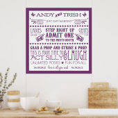 Fotohokje Bebording (32x32) Poster (Keuken)