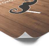 Fotohokje bord - pak een grapjas leuk Huwelijksbor Poster (Hoek)