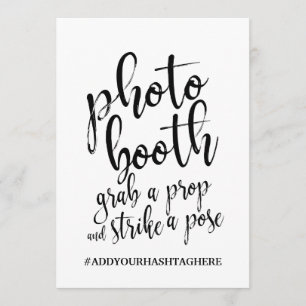 Fotohokje Hashtag Betaalbaar Bord Kaart