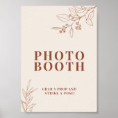 Fotohokje Huwelijksbord  Poster (Voorkant)