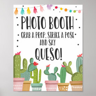Fotohokje Prop Cactus Fiesta Feest Tafelbord Poster