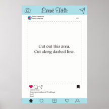 Fotohokje Prop Frame Poster Social Media Design