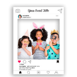 Fotohokje Prop Frame Poster Social Media Design