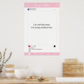 Fotohokje Prop Frame Poster Social Media Ontwerp (Keuken)