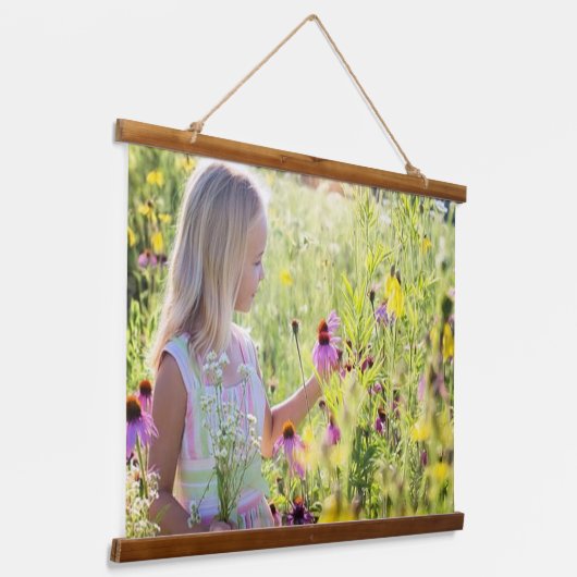 Fotohout - Muurtapijten met bovenzijde Hangend Wandkleed (Gebogen)